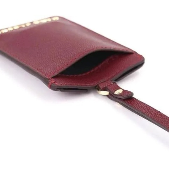 Marc Jacobs Burgundy Card Holder - Picture 2 of 7
